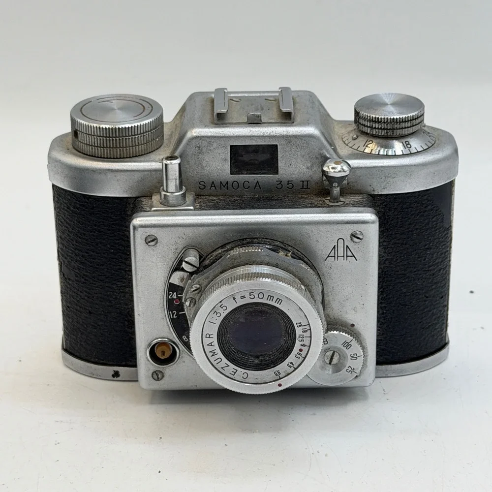Vintage Camera Lot Canon Sure Shot AF35M II Olympus Samoca 35 II Argus A AS-IS